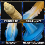 10" Monster Dildo With Knot Fantasy Horse Dildos Big Knots Huge Dragon Dong Thick Anal With Strong Suction Cup, Dog Knotted Penis For Women Sex Anal Toys For Men Gay Adult Toys For Women Men
