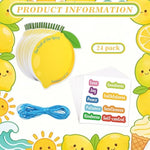 24 Sets Fruit of the Spirit Christian Sign Craft Kit with Stickers