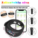 Adjustable Size Vibrating Cock Ring - Penis Ring App Controlled Vibrator For Men Longer Strong Vibrator, Remote Control Vibrator Male Sex Toys With 10 Vibration Modes, Adult Sex Toys & Games For Men