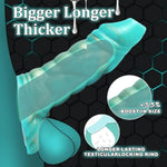 7.13In Monster Sleeve Girth Enhancer For Men, Reusable Pennis Sleeve Girth Enhancer For Men, Pennis Extender Sleeves Realistic, Pennis Sleeve Girth Enhancer With Penis Ring?Green?