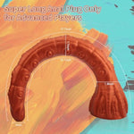 Tentacle Dildo Super Long Butt Plug Thin Dildos - 17.7" Fantasy Dildo Anal Plug With Strong Suction Cup For Hands-Free Play, Utral Soft Silicone Huge Dildo Adult Sex Toys For Men Women Couple