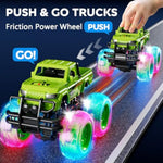 Monster Trucks Toys For Toddlers Boys: Light-Up Wheels For Kids Age 2-4 Years Old,Toy Car For Kid Ages 3-5,Boy Cars To 3-6,Toy Truck For Toddler 1-3,Jam Birthday Gift For Children 1-3