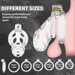 Male Chastity Cage Soft Chastity Cock Cage With 6 Rings One Catheter Chastity Devices For Men Penis Exercises Bondage Gear & Accessories Adult Sex Toy Slave Tool