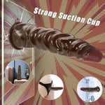 11" Big Anal Thick Dildo, G Spot Anal Stimulator With Strong Suction Cup And Textured Surface, Realistic Big Anal Dildo Sex Toys For Men And Women