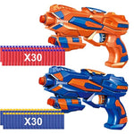 2 Pack Blaster Guns Toy Guns For Boys With 60 Pack Refill Soft Foam Darts For Kids Birthday Gifts Party Supplies Hand Gun Toys For 6+ Year Old Boys