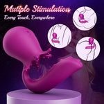 G Spot Dildo Vibrator - Air Pulse Burst Modes Tentacle Dildos