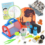 Outdoor Explorer Kit & Bug Catcher Kit With Binoculars, Compass, Magnifying Glass, Critter Case And Butterfly Net Great Toys Kids Gift For Boys & Girls Age 3-12 Year Old Camping Hiking