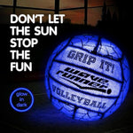 Waterproof Volleyball With Sure-Grip Technology - Beach & Pool Volley Ball For Kids, Teens, Adults | Outdoor Sports Gear For Day & Night Play