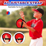 Toss And Catch Ball Game Set,Fun Velcro Ball And Catch Game Outdoor Toys For Kids Ages 3 4 5 6 7 8, Outside Yard Pool Beach Toddler Baseball Glove For Boys Girls Birthday