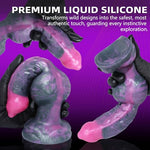 9 Inch Fantasy Knot Dildo with Suction Cup, Silicone Adult Toy