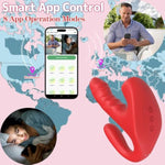 Thrusting Vibrator Sex Toys - 3 In 1 Adult Toys Dildo Women Rabbit Vibrators With 9 Flapping & Thrusting & Vibrating Modes, G Spot Clitoral Vibrator App Anal Toy Sex Toy For Female Couples Games