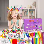 2000 Piece DIY Arts and Crafts Supplies Kit for Kids