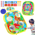 3 In 1 Bean Bag Toss Game For Kids, Toddler Toys For 2 3 4 5 Year Old Boys Girls Christmas Birthday Gifts, Dinosaur Cornhole Party Carnival Games Backyard Outdoor Outside Toys Ages 1-3 2-4 4-8 Easter