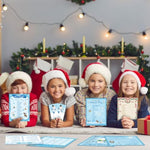 172 Pcs Winter Games Set Winter Party Games For Adults Families - Holiday Christmas Trivia Activities With Pencils Santa Snowman Word Scramble Christmas Bingo For Xmas Party Supplies Favors