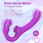 Dildo Vibrator Sex Toys For Women - Vibrators Adult Toys 10 Vibrating 5 Flapping Modes For G-Spot Clitoris Pleasure, Dildo Nipple Female Lesbians Couples Adult Sex Toys & Games