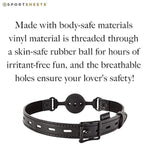 Sex & Mischief: Breathable Ball Gag - Bdsm Oral Harness For Adult Play