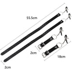 Nipple Labia Clit Clamps Nipple And Vaginal Clamps Sex Toys Adjustable Leather Sm Bondage Set Restraints Kit For Beginners Couples Adults Women