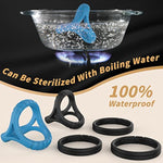 Silicone Penis Rings Set Sex Toys For Men?5 Different Sizes Cock Rings For Erection Enhancing, Long Lasting Stronger Men Sex Toy, Strechy Adult Toys For Couples Pleasure