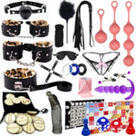 Anal Beads Butt Plug, Bdsm Bondage Restraints Sex Toys Kit, Adjustable Restraints, Sex Accessories For Women And Men, Sm Games