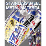3D Metal Mecha Model Building Kits for Adults and Teenagers - 157 Piece DIY Brain Teaser Puzzle Kit
