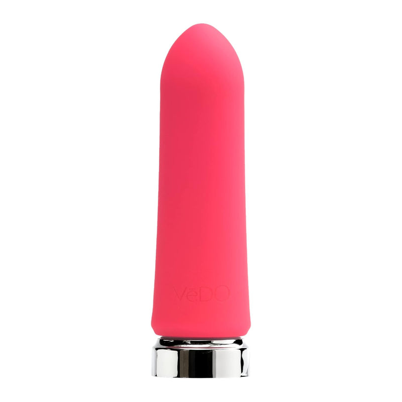 Bam Bullet Vibrator, Rechargeable Waterproof 10 Vibration Mode Adult Sex Toy, Pink