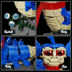 Worm Monster Building Block Toys Set, Fantasy Film Ello William Figure Set Compatible With Lego, Creative Horror Toys For Film Fans Kids Boys And Girls (669Pcs)