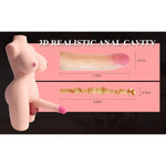 Sex Doll Shemale Torso With Realistic Dildo Breasts And Anal Sex, Transsexual Sex Doll Adult Love Doll For Men Women Couple Unisex Masturbation Sex Fun With Dildo Testicles And Anus Hole