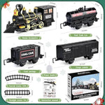 Train Set For Kids, Train Toy W/Steam, Light & Sounds, Christmas Train Sets For Under The Tree, For 3 4 5 6 7 8 Year Old Boys Girls