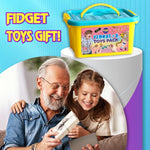 Gift Fidget Box Toys Pack For Kids 3-12, Funkidz Sensory Toys For Boys Girls Age 7-12 Autistic Children In Mystery Storage Portable Box