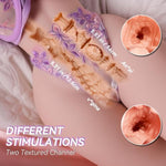 22Lb Lifelike Realistic Sex Doll With Ultra-Soft Skin & Flexible Sex Torso, Big Breasts, Fat Butt & Dual-Entry Holes For Vaginal & Anal Play - Full Size Male Adult Toy For Orgasm & Penile Training