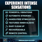 Milker Pro Edition Male Masturbator | Hands-Free Suction & Vibration With Adjustable Settings | Textured Silicone Sleeve For Intense Sensations | Powerful 3000 Rpm Motor