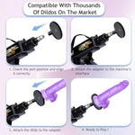 Sex Machine Fuck Machine With 3Xlr Connector,Dildo Machine With Realistic Dildo, Love Machine Sex Toys 7 Attachments With Suction Cup Adapter Adult Toys For Women