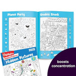 Highlights Hidden Pictures 2025 Activity Book Pack for Kids Ages 6 and Up, 4-Book Set of Travel-Friendly Screen Free Seek and Find Fun, Books Double as Coloring Books
