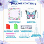 DIY 3D Butterfly Diamond Art Kit for Kids Ages 8-12