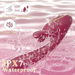 Adult Sex Toys For Women - 3 In 1 Thrusting Vibrator Dildo With 9 Kneading, 9 Thrusting & Vibration Modes, G Spot Clit Stimulator, Rose Sex Toy For Female Pleasure, Couples Adult Toy