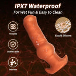 7.16" Anal Plug Butt Plug Anal Toys Adult Sex Toys Anal Trainer, Silicone Dildo Prostate Massager Knotted Dildo, Adult Sex Toys & Games For Women Men Couples, Golden