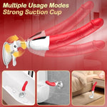 Sex Machine Thrusting Dildo Vibrator - Adult Toys Realistic Dildos With 9 Thrustion & 9 Vibration Modes For G-Spot Vagina Anal Sex Stimulation, Remote Control Dildo Sex Toys For Women Couples Pleasure