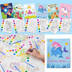 30 Pack Paint with Water Coloring Books for Kids, 210 Pcs Party Favors