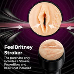 Male Stroker Victoria Mouth - Feelstar Male Masturbator Molded From Real-Life Body Parts - Realistic Pocket Pussy For Men - Soft, Skin Like Material - Optimized For Keon And Powerblow