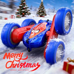 V996 Spider Remote Control Car, Rc Cars With Double Sided 360° Flip 4Wd Rechargeable Stunt Car, Indoor Outdoor Toys For Boys 4 5 6 7 8 9 10 11 12, Birthday For Kids Age 4-12