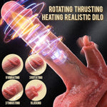 Thrusting Dildo Sex Toy Vibrator, Suction Cup Dildo Penis With 9 Vibrations &3 Thrusting Swing &9 Licking Heating Anal Realistic Dildos App Remote Control Silicone Dildos Adult Toys For Women