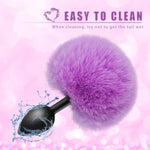 Rabbit Tail Anal Plug,Silicone Butt Plug,Anal Sex Toys For Men,Women,Plug Anal For Couples,Butt Plugs For Cospaly (Large)