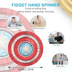 Transformable Fidget Spinner, Metal Hand Hammer Fidgit Toy For Kids Adults, Cool Shield Chain Fingertip Gyro Stress Relief Cube For Office, Stocking Stuffer Gifts For Christmas 2 Pack