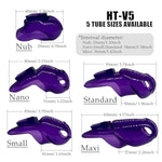 Chastity Cage | Cock Cage Just Compatible For | Only Chastity Tube |Adult Sex Toy | Male Chastity Cage Fit For Ht-V5 (Purple, Nub)