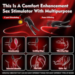 Sex Toys Unprecedented Unique Design Adult Toys Vibrating Cock Penis Ring Remote Control G Spot Vibrator Sex Toy For Couple Clitoral Stimulation For Women Anal Toys Rose Shaped Declirt, Black Red