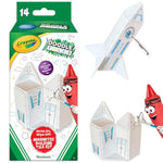 Crayola Doodle Magnetic Tiles Building Set for Kids Ages 3+ 14-Piece Set