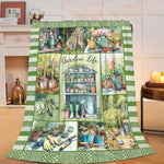 Plant Gardening Blanket Soft Fuzzy Fleece Plants Flower Garden Life Blankets Decor Cozy Warm Plush Flannel Blanket Gifts For Boys Girls Men Women Home Chair Sofa Couch Bed 50"X40"