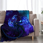 Dragon Blanket For Boys Men Dragon Space Throw Blanket For Kids Adults Ultra Soft Cozy Fleece Blanket For Couch Sofa ?Bed 40"X50"