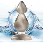 Anal Plug Adult Sex Toy,Classic Butt Plug Silicone Anal Plug With Flared Base Flexible Liquid Silicone Butt Plug Vaginal Prostate Massage Stimulation Masturbators Sex Toys For Men Women(B)