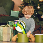 40'' Green Realistic Light Up Snake Stuffed Animal Snake Plush Toy Glowing Up Stuffed Animal For Practical Jokes,Playtime Fun Soft Kids Christmas Halloween Birthday Festival Presents